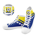 Custom Curaçao 2026 World Cup Sneakers DIY Country Flag Running Shoes Lightweight Sport Shoes Gift for Football Fans Personalized Team Name and Logo FN024-F009098-5