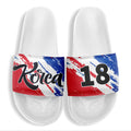 Custom South Korea 2026 World Cup Sneakers DIY Country Flag Running Shoes Lightweight Sport Shoes Gift for Football Fans Personalized Team Name and Logo FN056-F009108-2