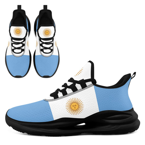 Custom 2026 World Cup Argentina Sneakers DIY Country Flag Running Shoes Lightweight Sport Shoes Gift for Football Fans Personalized Team Name and Logo FN079-F027048-1