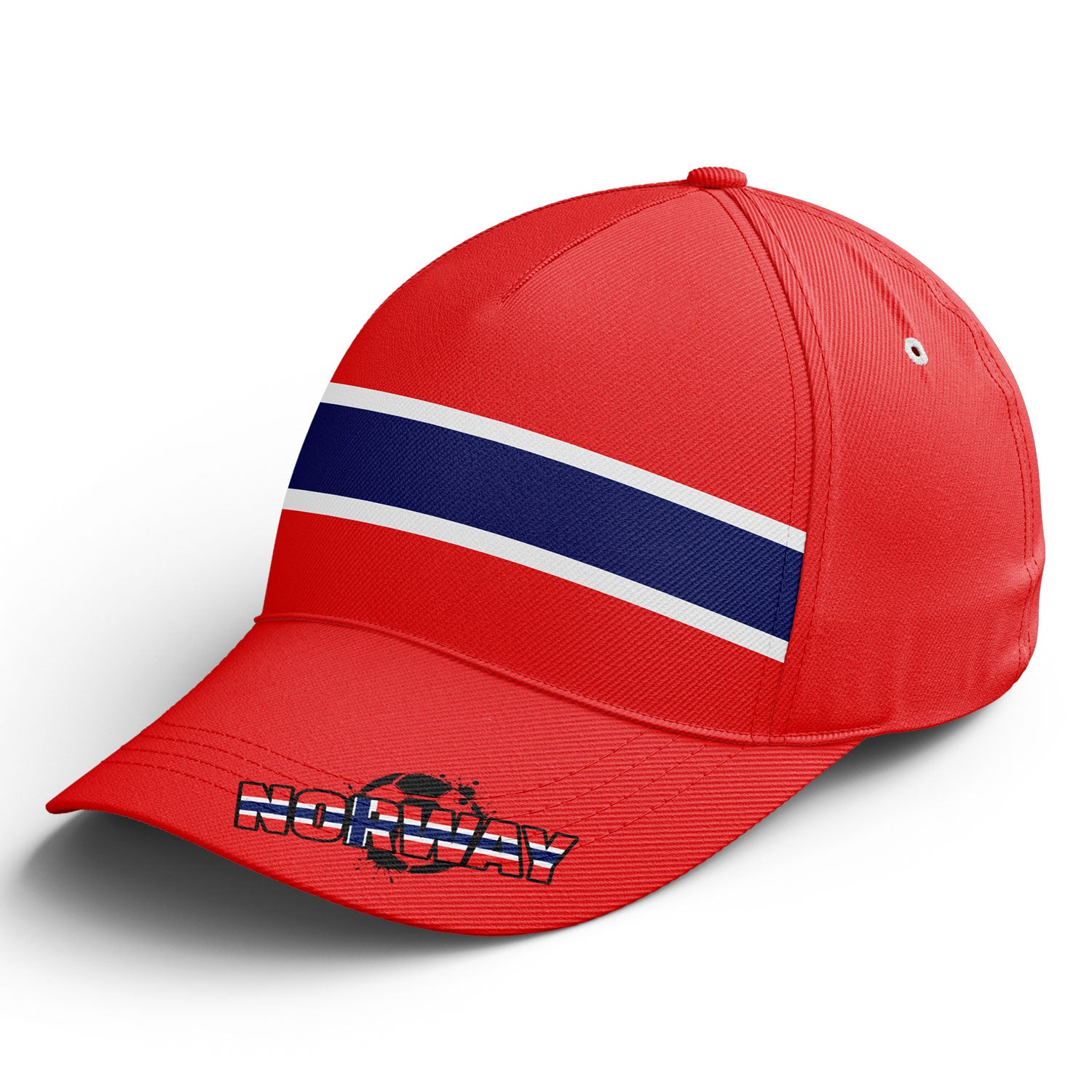 Personalized 2026 Norway Soccer Fan Hat - Add Your Name & Design Custom 2026 Football Tournament Hat YW061-F027075-3