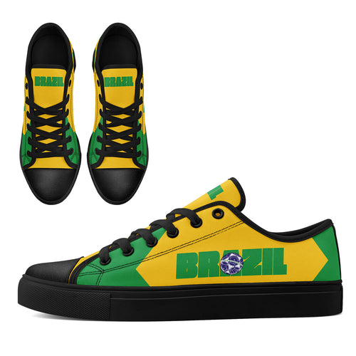 Custom 2026 World Cup Brazil Sneakers DIY Country Flag Running Shoes Lightweight Sport Shoes Gift for Football Fans Personalized Team Name and Logo FN027-F027054-2