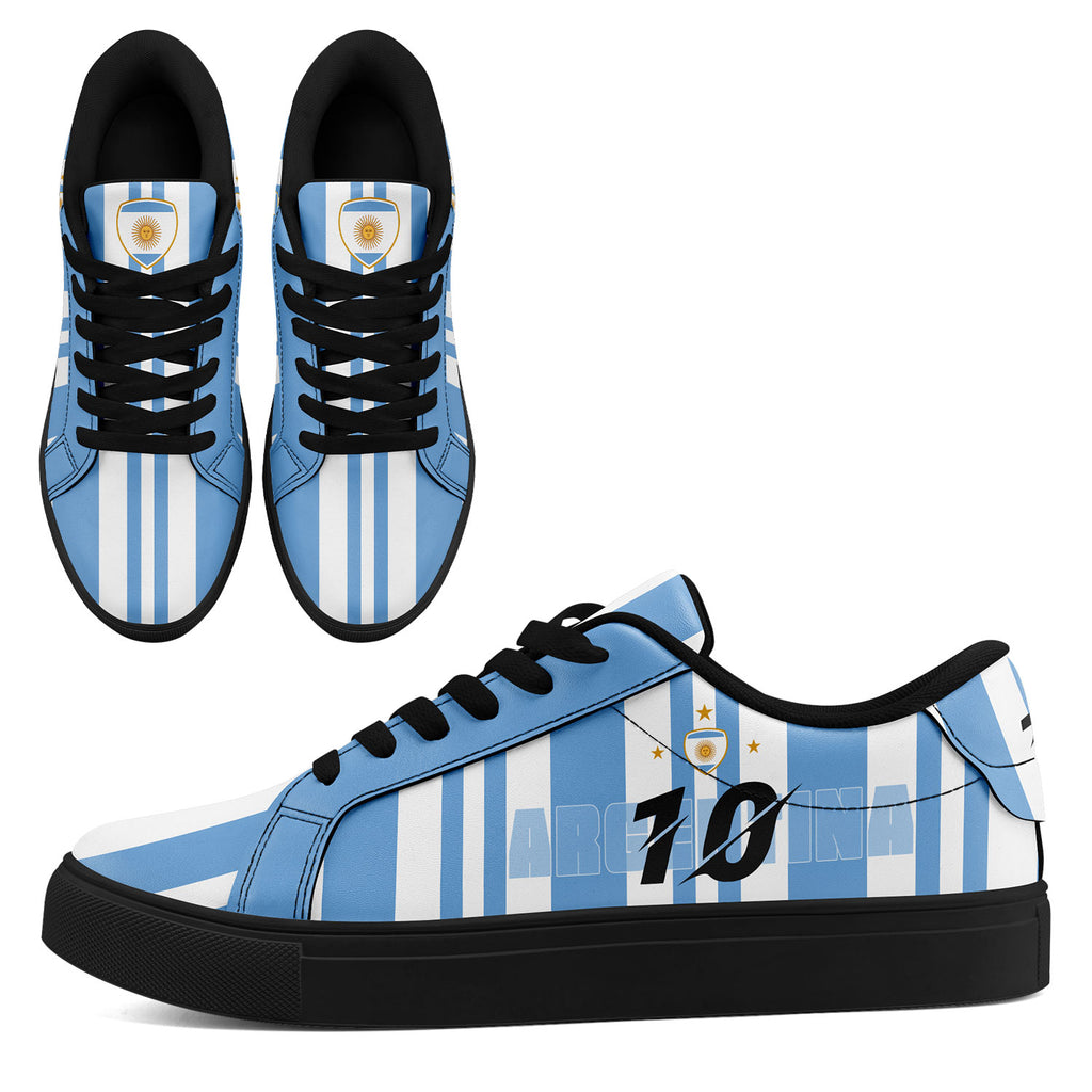 Custom 2026 World Cup Argentina Sneakers DIY Country Flag Running Shoes Lightweight Sport Shoes Gift for Football Fans Personalized Team Name and Logo FN023-F027051-5