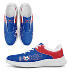 Custom South Korea 2026 World Cup Sneakers DIY Country Flag Running Shoes Lightweight Sport Shoes Gift for Football Fans Personalized Team Name and Logo FN062-F009110-1