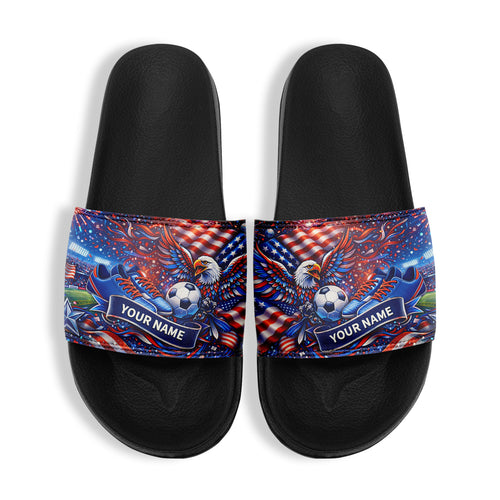 Custom 2026 World Cup United States Sneakers DIY Country Flag Running Shoes Lightweight Sport Shoes Gift for Football Fans Personalized Team Name and Logo FN056-F027060-1