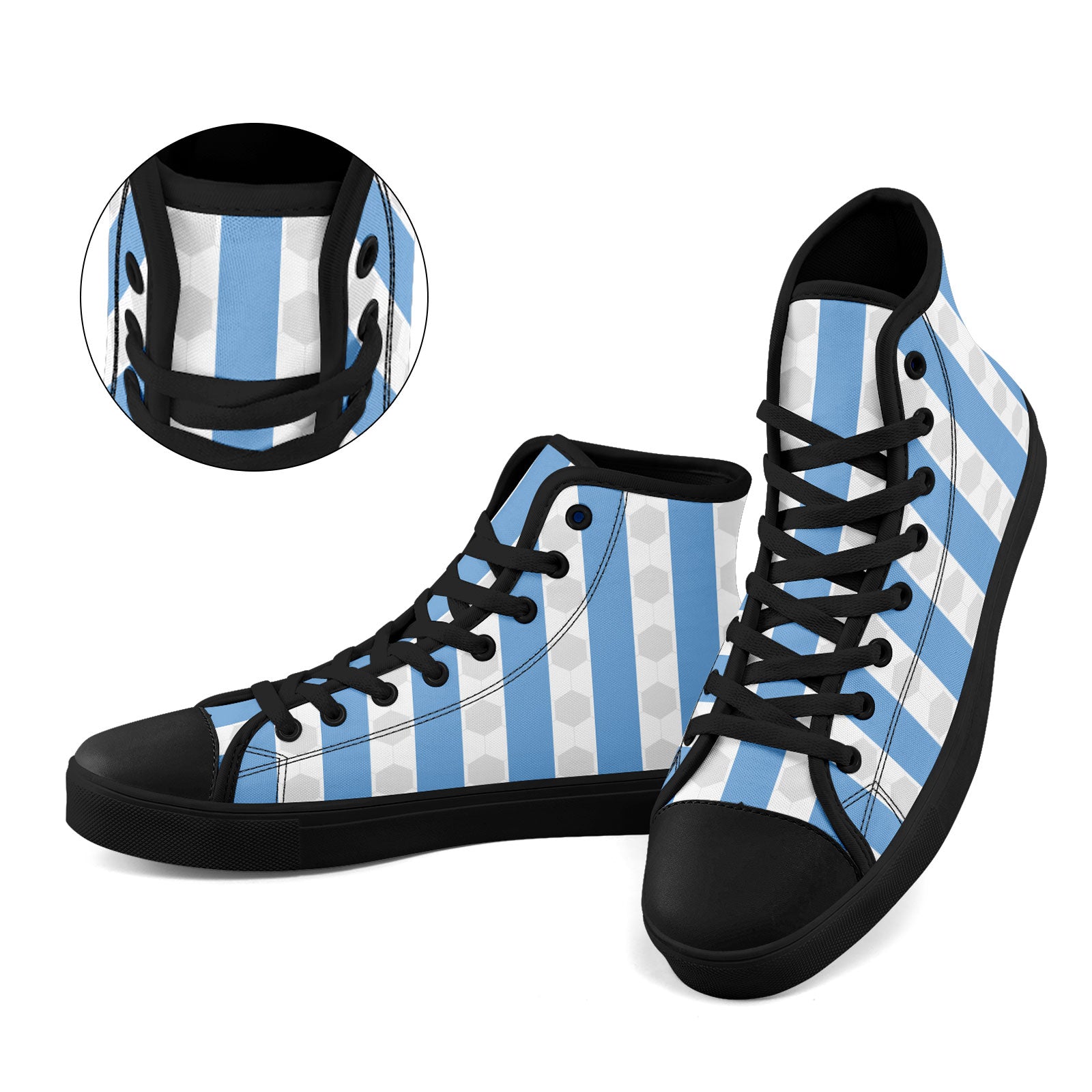 Custom 2026 World Cup Argentina Sneakers DIY Country Flag Running Shoes Lightweight Sport Shoes Gift for Football Fans Personalized Team Name and Logo FN024-F027093-2
