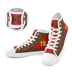 Custom Morocco 2026 World Cup Sneakers DIY Country Flag Running Shoes Lightweight Sport Shoes Gift for Football Fans Personalized Team Name and Logo FN024-F009121-8