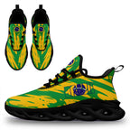 Custom 2026 World Cup Brazil Sneakers DIY Country Flag Running Shoes Lightweight Sport Shoes Gift for Football Fans Personalized Team Name and Logo FN003-F027045-5