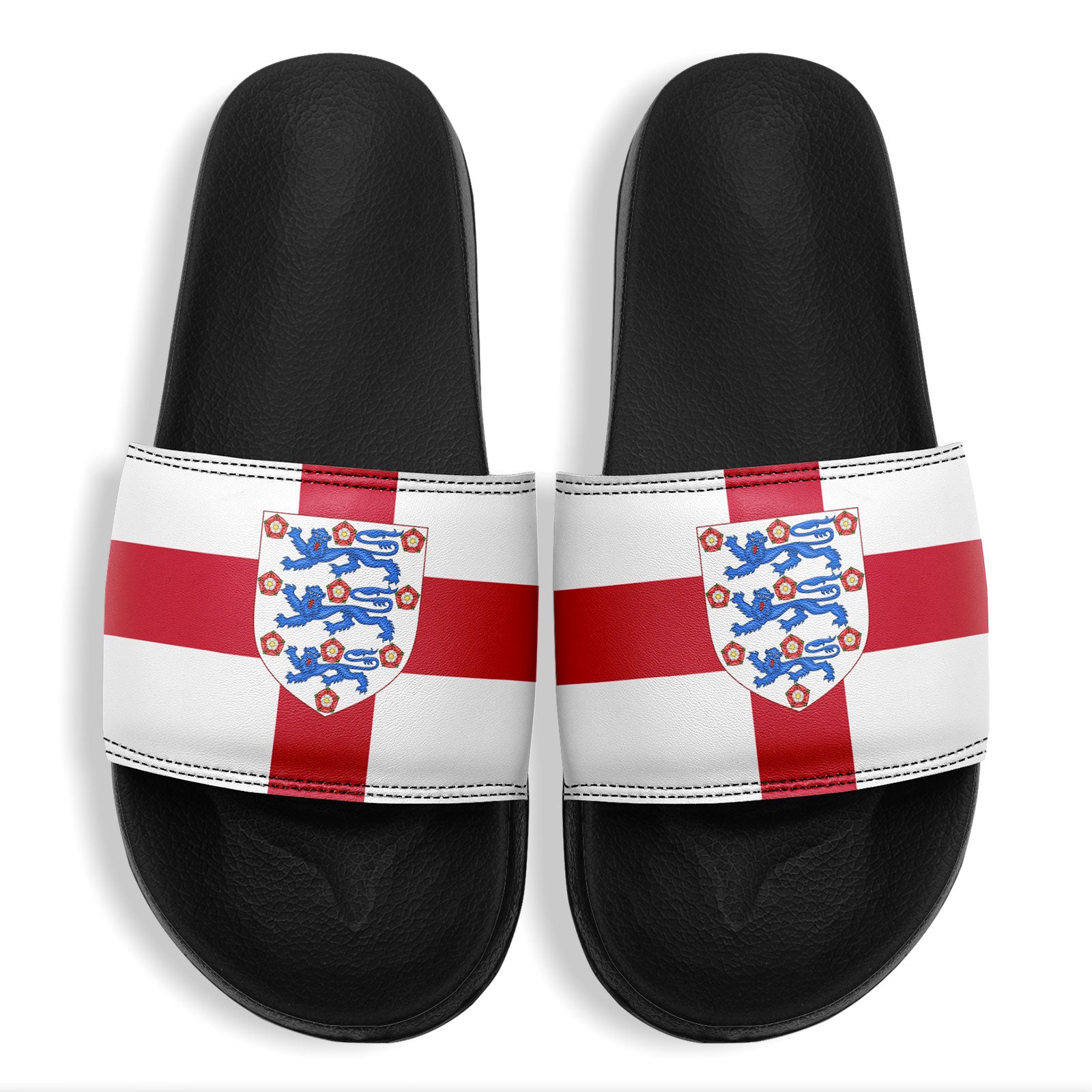 Custom England 2026 World Cup Sneakers DIY Country Flag Running Shoes Lightweight Sport Shoes Gift for Football Fans Personalized Team Name and Logo FN056-F020033-5