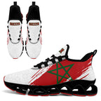Custom Morocco 2026 World Cup Sneakers DIY Country Flag Running Shoes Lightweight Sport Shoes Gift for Football Fans Personalized Team Name and Logo FN003XD-F009086-5