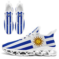 Custom Uruguay 2026 World Cup Sneakers DIY Country Flag Running Shoes Lightweight Sport Shoes Gift for Football Fans Personalized Team Name and Logo FN003XD-F009085-4