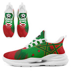 Custom Morocco 2026 World Cup Sneakers DIY Country Flag Running Shoes Lightweight Sport Shoes Gift for Football Fans Personalized Team Name and Logo FN079-F009083-4