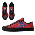 Custom South Korea 2026 World Cup Sneakers DIY Country Flag Running Shoes Lightweight Sport Shoes Gift for Football Fans Personalized Team Name and Logo FN027-F009081-1