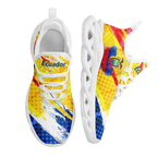 Custom Ecuador 2026 World Cup Sneakers DIY Country Flag Running Shoes Lightweight Sport Shoes Gift for Football Fans Personalized Team Name and Logo FN003-F009077-4