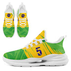 Custom 2026 World Cup Brazil Sneakers DIY Country Flag Running Shoes Lightweight Sport Shoes Gift for Football Fans Personalized Team Name and Logo FN079-F027080-2