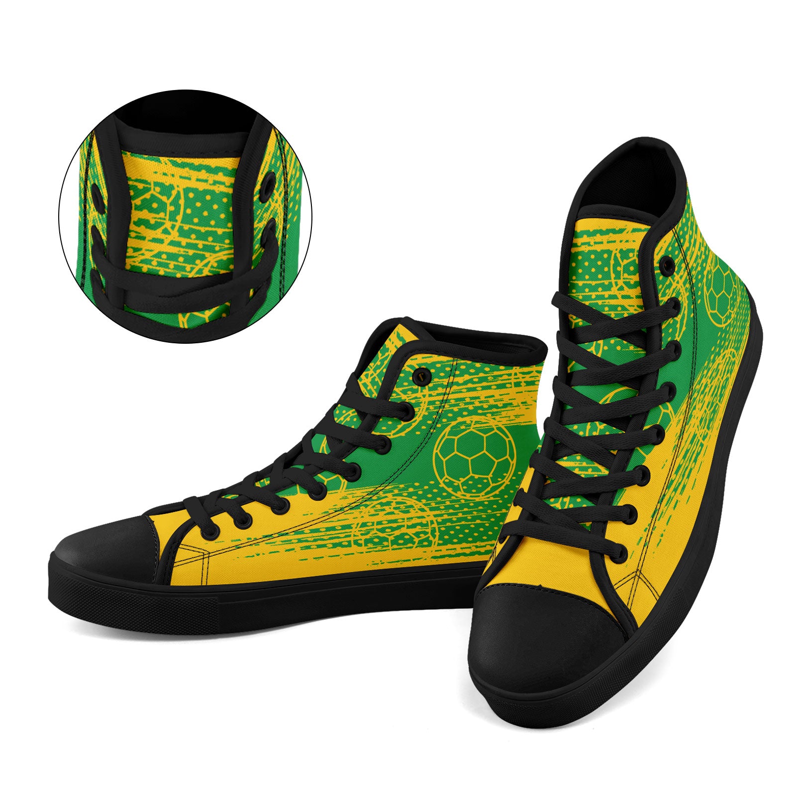 Custom 2026 World Cup Brazil Sneakers DIY Country Flag Running Shoes Lightweight Sport Shoes Gift for Football Fans Personalized Team Name and Logo FN024-F027092-5