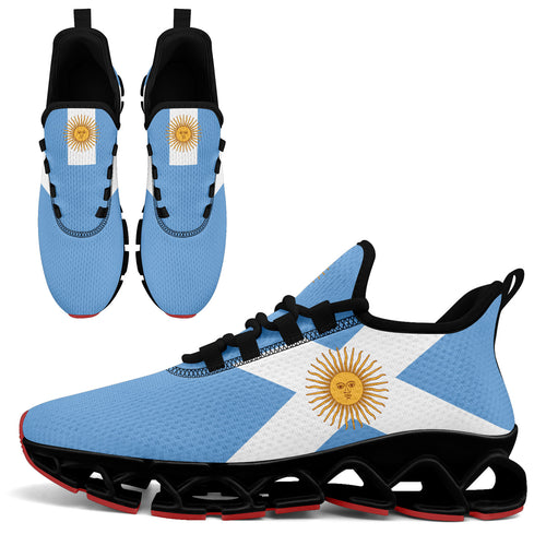 Custom 2026 World Cup Argentina Sneakers DIY Country Flag Running Shoes Lightweight Sport Shoes Gift for Football Fans Personalized Team Name and Logo FN003XD-F027046-3