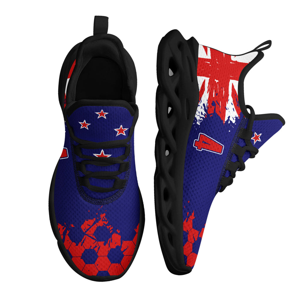 Custom 2026 World Cup New Zealand Sneakers DIY Country Flag Running Shoes Lightweight Sport Shoes Gift for Football Fans Personalized Team Name and Logo FN003-F027079-3