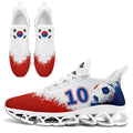 Custom South Korea 2026 World Cup Sneakers DIY Country Flag Running Shoes Lightweight Sport Shoes Gift for Football Fans Personalized Team Name and Logo FN003XD-F009063-5