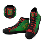Custom Morocco 2026 World Cup Sneakers DIY Country Flag Running Shoes Lightweight Sport Shoes Gift for Football Fans Personalized Team Name and Logo FN024-F009090-4
