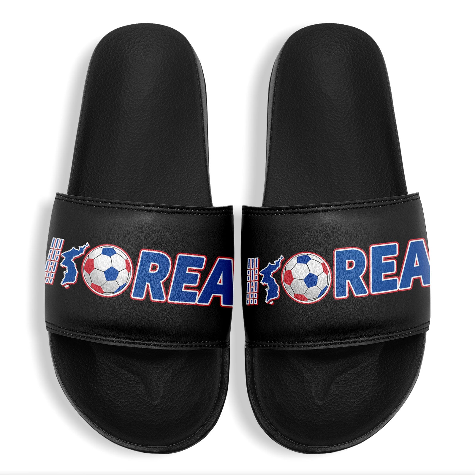 Custom South Korea 2026 World Cup Sneakers DIY Country Flag Running Shoes Lightweight Sport Shoes Gift for Football Fans Personalized Team Name and Logo FN056-F009108-3