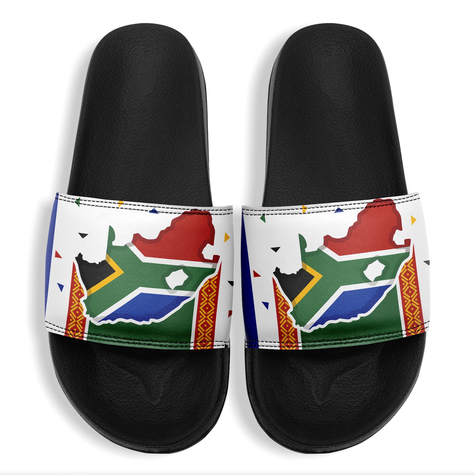 Custom Republic of South Africa 2026 World Cup Sneakers DIY Country Flag Running Shoes Lightweight Sport Shoes Gift for Football Fans Personalized Team Name and Logo FN056-F020032-3