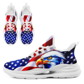 Custom United States 2026 World Cup Sneakers DIY Country Flag Running Shoes Lightweight Sport Shoes Gift for Football Fans Personalized Team Name and Logo FN079-F018033-2