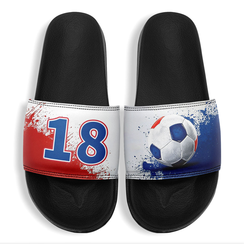 Custom South Korea 2026 World Cup Sneakers DIY Country Flag Running Shoes Lightweight Sport Shoes Gift for Football Fans Personalized Team Name and Logo FN056-F009108-4