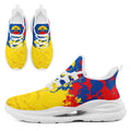 Custom Ecuador 2026 World Cup Sneakers DIY Country Flag Running Shoes Lightweight Sport Shoes Gift for Football Fans Personalized Team Name and Logo FN079-F009088-1