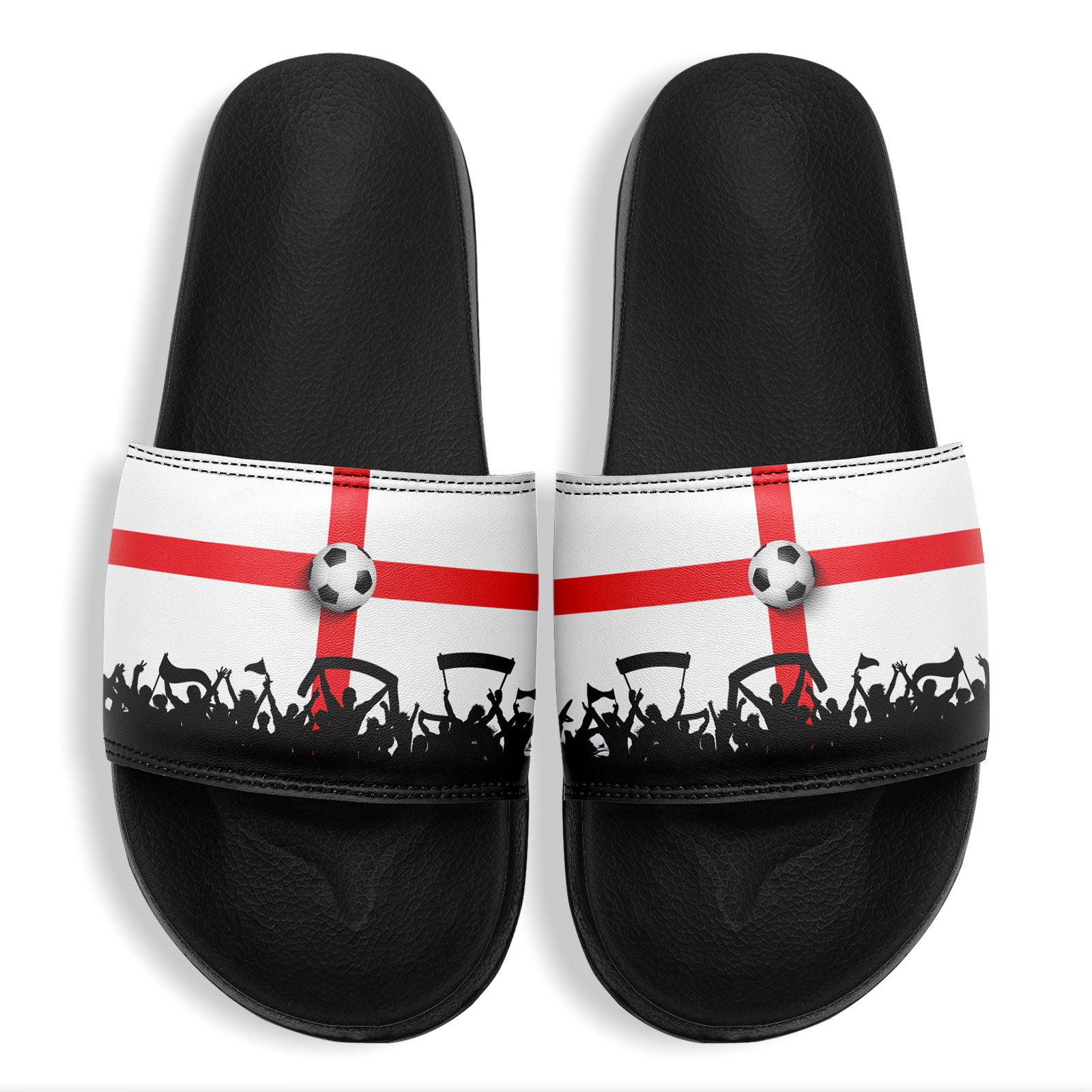 Custom England 2026 World Cup Sneakers DIY Country Flag Running Shoes Lightweight Sport Shoes Gift for Football Fans Personalized Team Name and Logo FN056-F020033-4