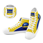 Custom Curaçao 2026 World Cup Sneakers DIY Country Flag Running Shoes Lightweight Sport Shoes Gift for Football Fans Personalized Team Name and Logo FN024-F009098-1
