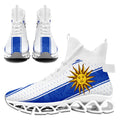 Custom Uruguay 2026 World Cup Sneakers DIY Country Flag Running Shoes Lightweight Sport Shoes Gift for Football Fans Personalized Team Name and Logo FN029XD-F009111-3