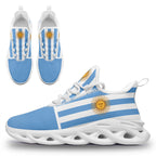 Custom 2026 World Cup Argentina Sneakers DIY Country Flag Running Shoes Lightweight Sport Shoes Gift for Football Fans Personalized Team Name and Logo FN027-F027044-2