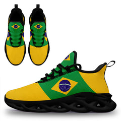 Custom 2026 World Cup Brazil Sneakers DIY Country Flag Running Shoes Lightweight Sport Shoes Gift for Football Fans Personalized Team Name and Logo FN003-F027045-2