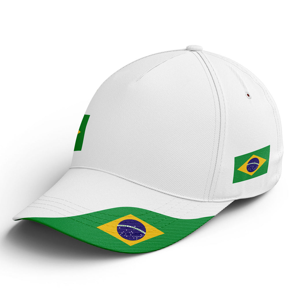 Personalized 2026 Brazil Soccer Fan Hat - Add Your Name & Design Custom 2026 Football Tournament Hat YW061-F027074-3