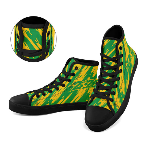 Custom 2026 World Cup Brazil Sneakers DIY Country Flag Running Shoes Lightweight Sport Shoes Gift for Football Fans Personalized Team Name and Logo FN024-F027092-1