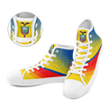 Custom Ecuador 2026 World Cup Sneakers DIY Country Flag Running Shoes Lightweight Sport Shoes Gift for Football Fans Personalized Team Name and Logo FN024-F009099-3