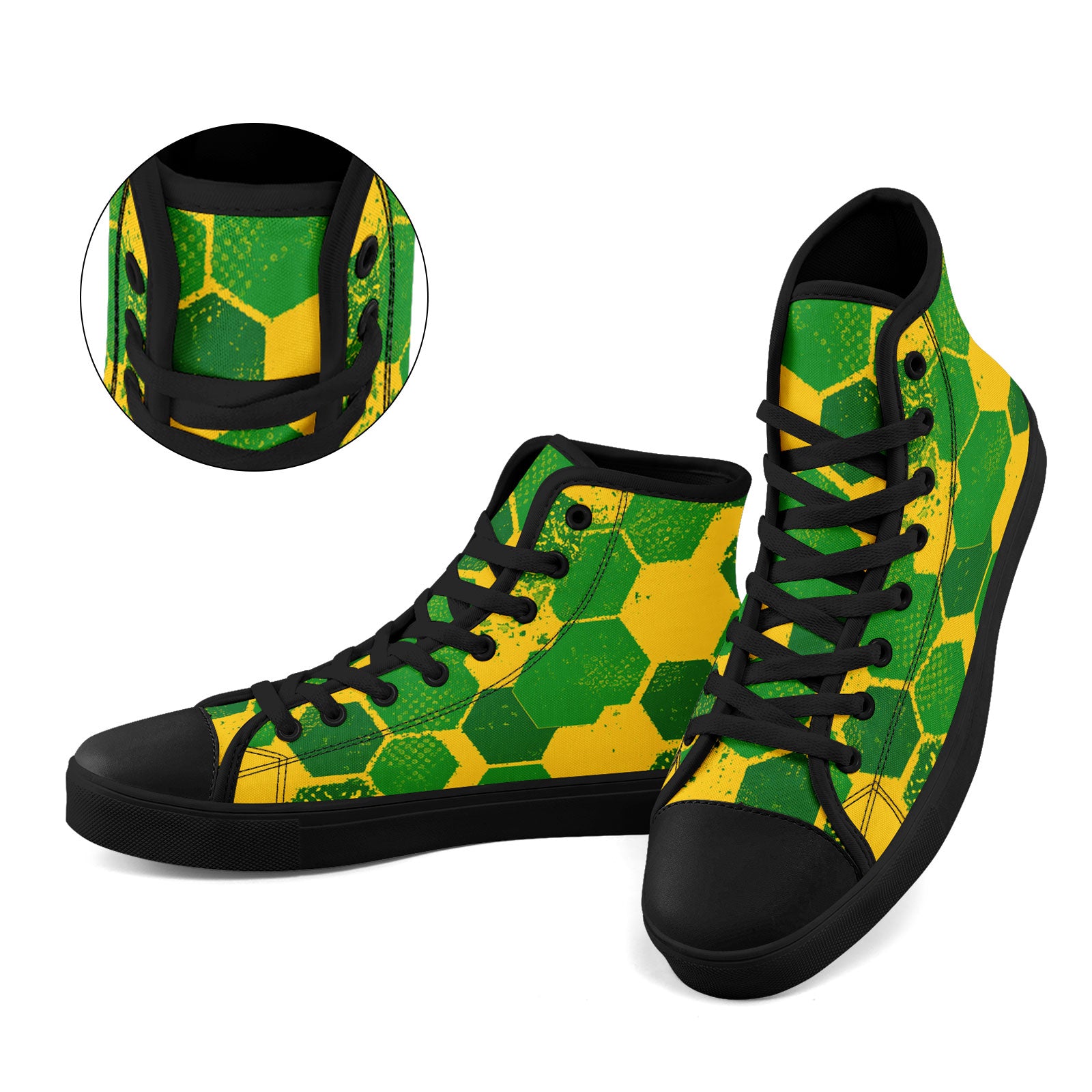 Custom 2026 World Cup Brazil Sneakers DIY Country Flag Running Shoes Lightweight Sport Shoes Gift for Football Fans Personalized Team Name and Logo FN024-F027092-4