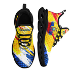Custom Ecuador 2026 World Cup Sneakers DIY Country Flag Running Shoes Lightweight Sport Shoes Gift for Football Fans Personalized Team Name and Logo FN003-F009077-4