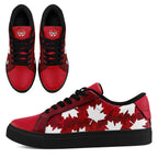 Custom Canada 2026 World Cup Sneakers DIY Country Flag Running Shoes Lightweight Sport Shoes Gift for Football Fans Personalized Team Name and Logo FN023-F020031-2