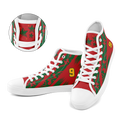 Custom Morocco 2026 World Cup Sneakers DIY Country Flag Running Shoes Lightweight Sport Shoes Gift for Football Fans Personalized Team Name and Logo FN024-F009121-9