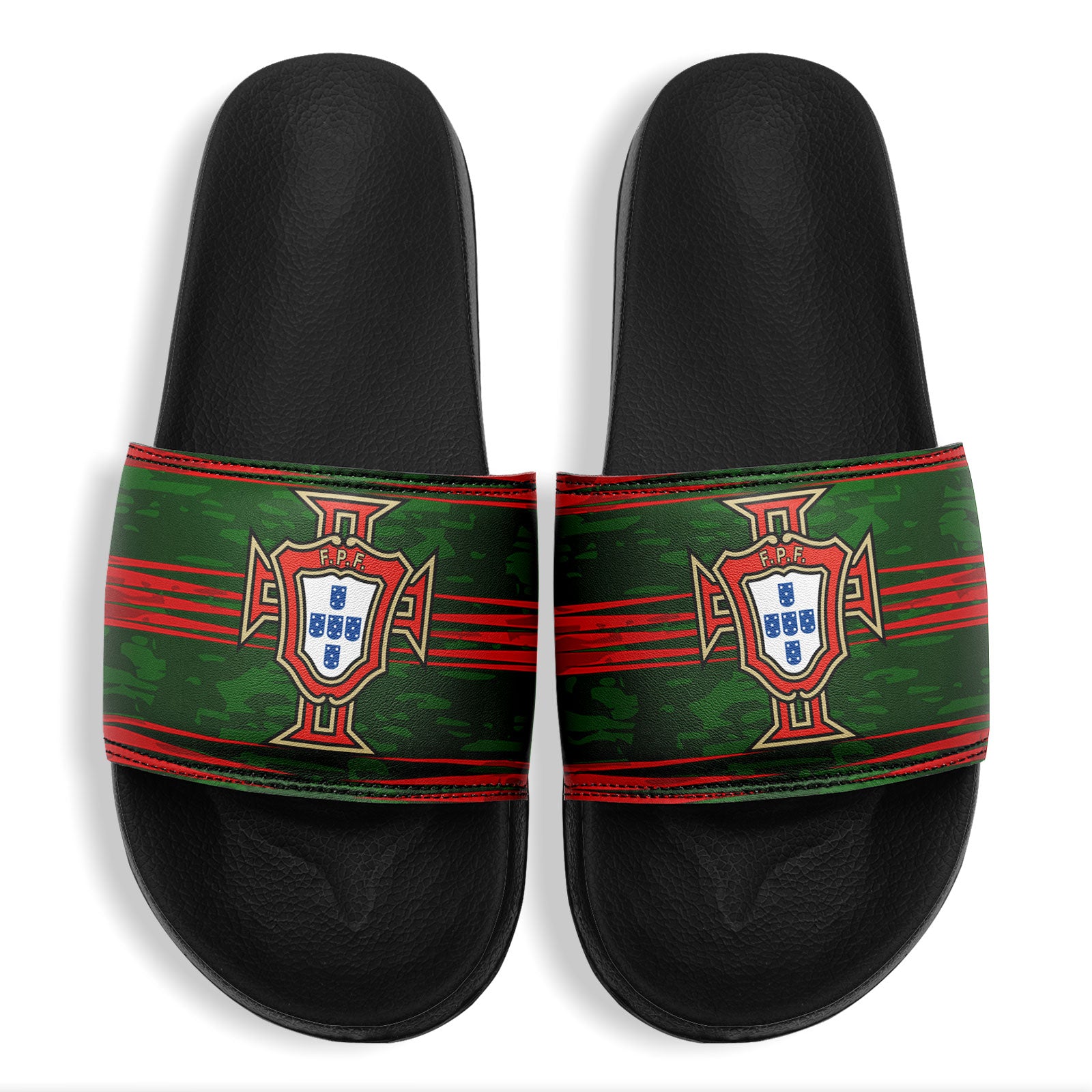 Custom Portugal 2026 World Cup Sneakers DIY Country Flag Running Shoes Lightweight Sport Shoes Gift for Football Fans Personalized Team Name and Logo FN056-F020034-5