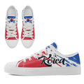 Custom South Korea 2026 World Cup Sneakers DIY Country Flag Running Shoes Lightweight Sport Shoes Gift for Football Fans Personalized Team Name and Logo FN027-F009081-2