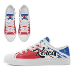 Custom South Korea 2026 World Cup Sneakers DIY Country Flag Running Shoes Lightweight Sport Shoes Gift for Football Fans Personalized Team Name and Logo FN027-F009081-2
