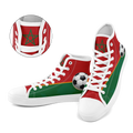 Custom Morocco 2026 World Cup Sneakers DIY Country Flag Running Shoes Lightweight Sport Shoes Gift for Football Fans Personalized Team Name and Logo FN024-F009090-3