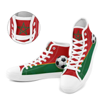 Custom Morocco 2026 World Cup Sneakers DIY Country Flag Running Shoes Lightweight Sport Shoes Gift for Football Fans Personalized Team Name and Logo FN024-F009090-3