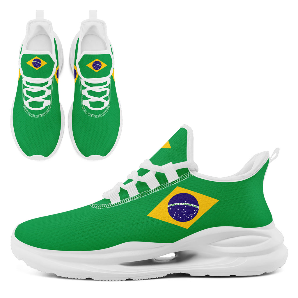 Custom 2026 World Cup Brazil Sneakers DIY Country Flag Running Shoes Lightweight Sport Shoes Gift for Football Fans Personalized Team Name and Logo FN079-F027049-1