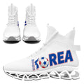 Custom South Korea 2026 World Cup Sneakers DIY Country Flag Running Shoes Lightweight Sport Shoes Gift for Football Fans Personalized Team Name and Logo FN029XD-F009084-3