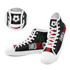 Custom Morocco 2026 World Cup Sneakers DIY Country Flag Running Shoes Lightweight Sport Shoes Gift for Football Fans Personalized Team Name and Logo FN024-F009090-1