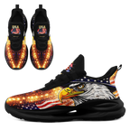 Custom United States 2026 World Cup Sneakers DIY Country Flag Running Shoes Lightweight Sport Shoes Gift for Football Fans Personalized Team Name and Logo FN079-F018033-1