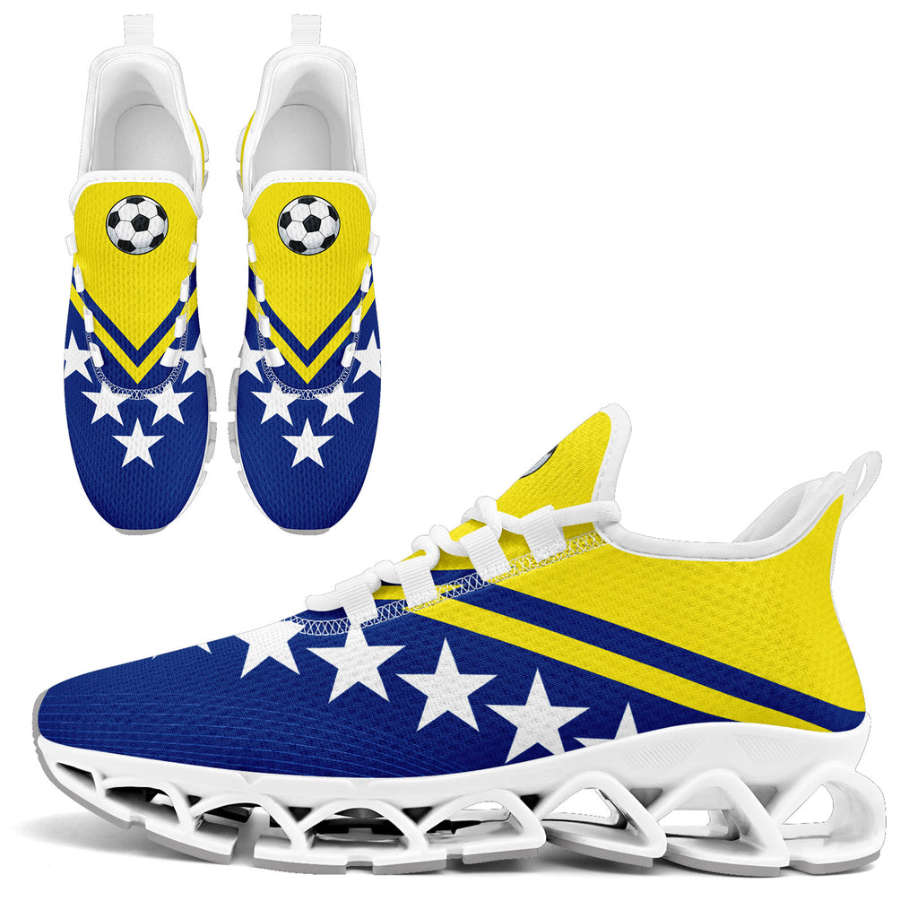 Custom Curaçao 2026 World Cup Sneakers DIY Country Flag Running Shoes Lightweight Sport Shoes Gift for Football Fans Personalized Team Name and Logo FN003XD-F009091-5